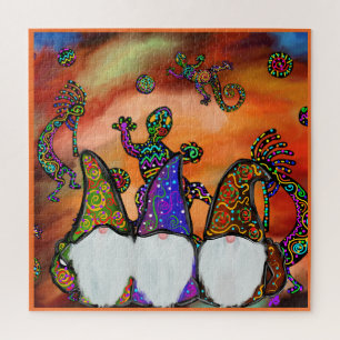 Gnome Art Jigsaw Puzzle