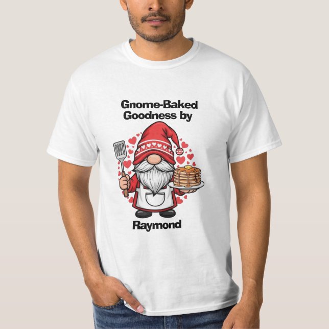 Gnome at home design T-Shirt (Front)