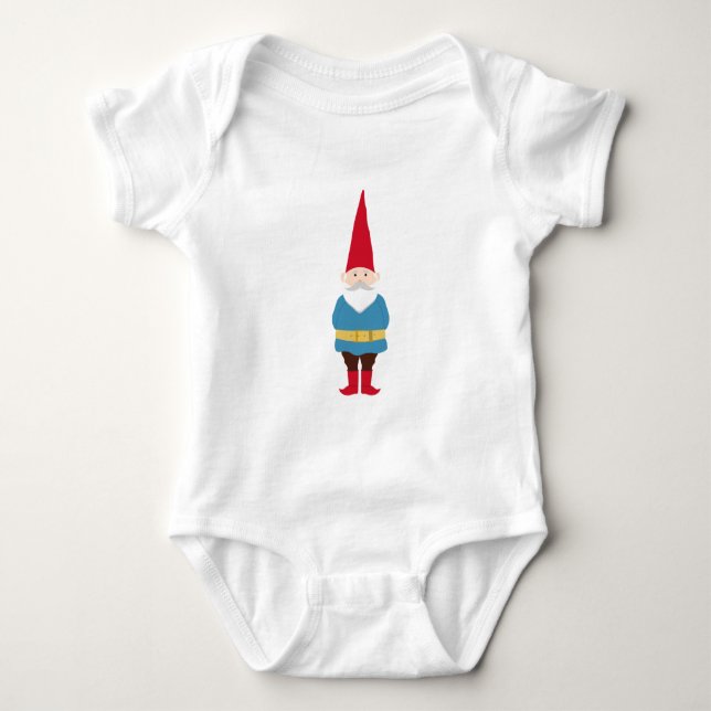 Gnome Baby Bodysuit (Front)