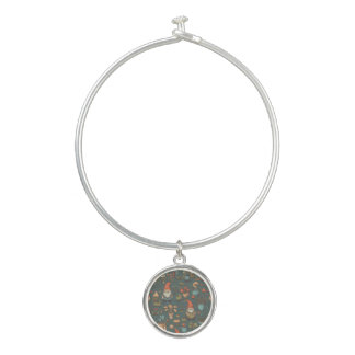 Gnome Bangle Bracelet With Round Charm