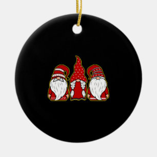 Gnome Buddies Gimp Dwarf with long beards Humor Ceramic Ornament