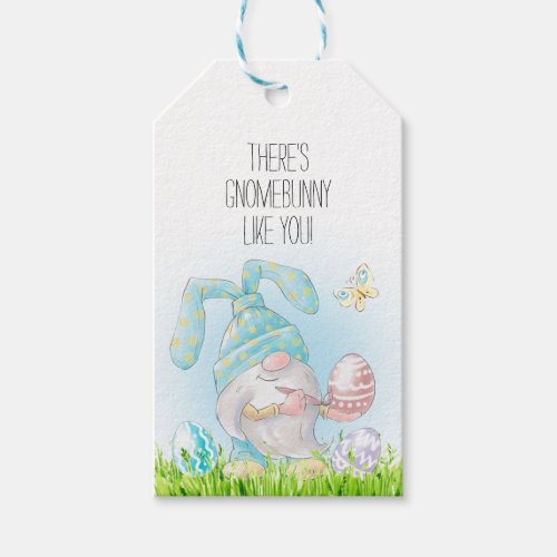 Gnome Bunny Like You Easter Gift Tags