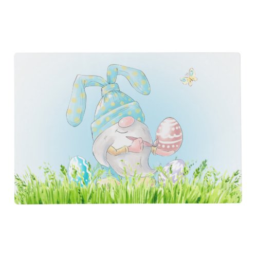 Gnome Bunny Like You Easter Placemat