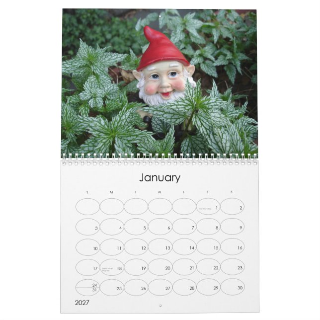 Gnome Calendar (Jan 2027)