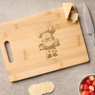 Gnome Chef Engraved Cutting Board