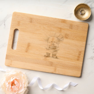 Gnome Chef Engraved Cutting Board