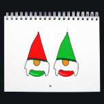 Gnome Christmas Bauble Calendar<br><div class="desc">A Christmas bauble set in the guise of 2 Gnomes.</div>