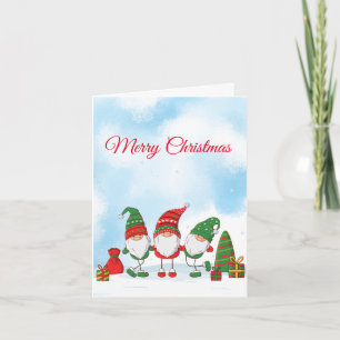 Gnome Christmas Gift Exchange Invitation