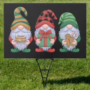 Gnome Christmas Gnomes Cute Gnomies Holidays  Sign