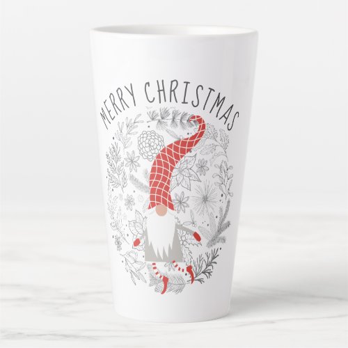 Gnome Christmas  Latte Mug