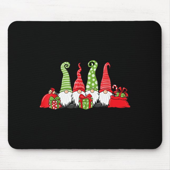Gnome Christmas  Mouse Pad (Front)