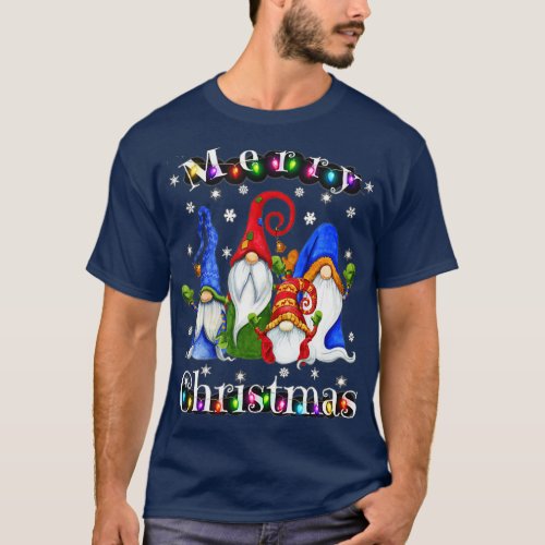 Gnome christmas pajamas  T_Shirt