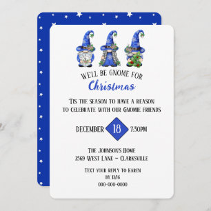 Gnome Christmas Party Invitation