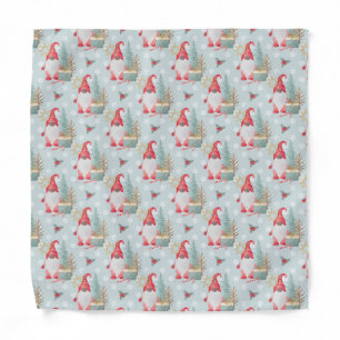 Gnome Christmas Pattern Bandana