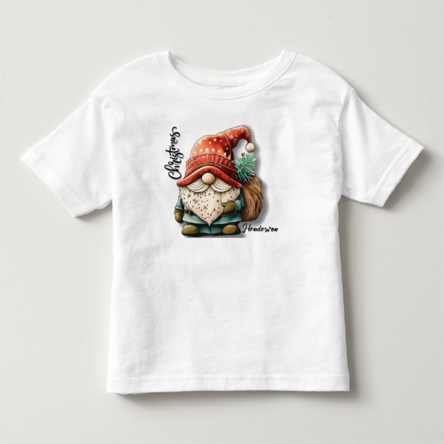 Gnome Christmas t-shirt  (Front)