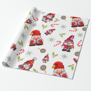 Gnome Christmas Wrapping Paper