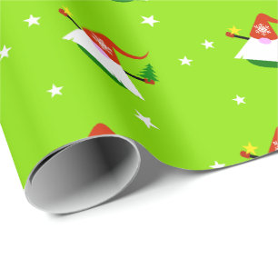 Gnome Christmas Wrapping Paper