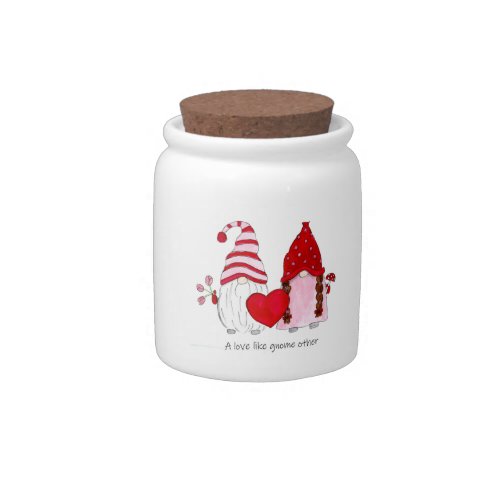 Gnome Couple A love like gnome other Candy Jar