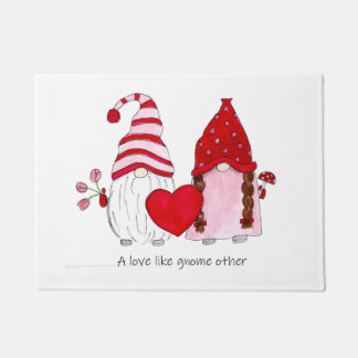 gnome couple valentine a love like gnome other doormat
