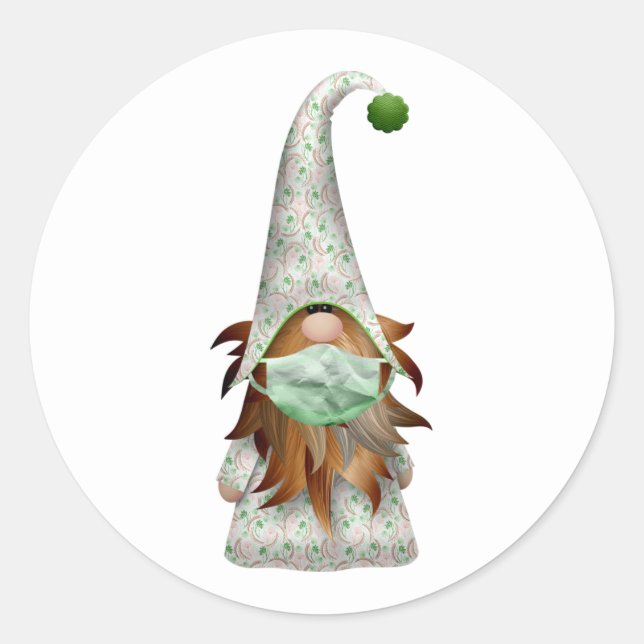 Gnome Covid 19 Sticker (Front)
