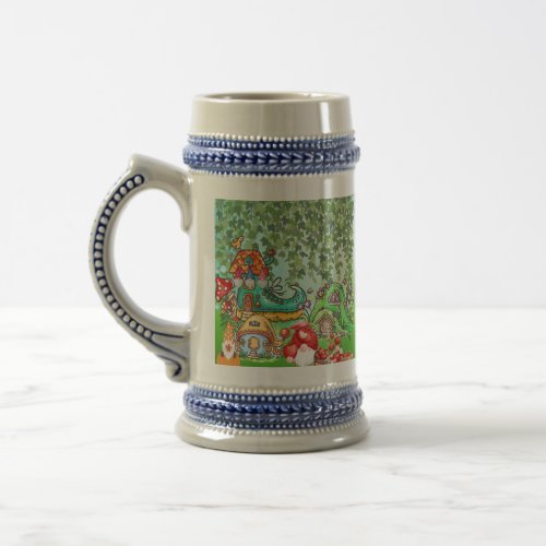 Gnome Dwelling Beer Stein