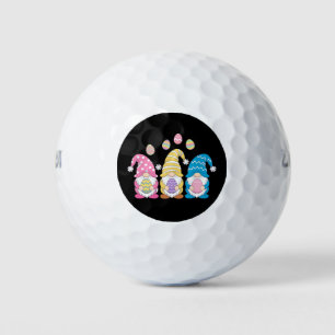 Gnome Easter Colorful Cute Eggs Spring Holiday Golf Balls