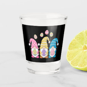 Gnome Easter Colorful Cute Eggs Spring Holiday Shot Glass