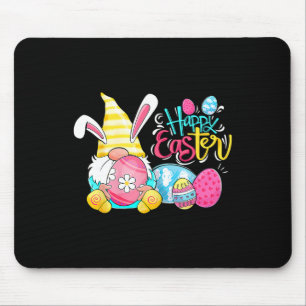 Gnome Easter Egg Hunt Gnomes Bunny Happy Easter Da Mouse Pad