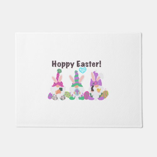 Gnome Easter Hop   Doormat