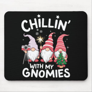 Gnome Family Christmas Chillin With My Gnomies _1 Mouse Pad