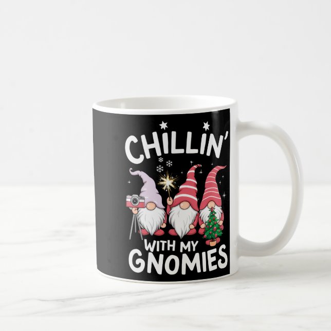 Gnome Family Christmas Chillin With My Gnomies  Coffee Mug (Right)