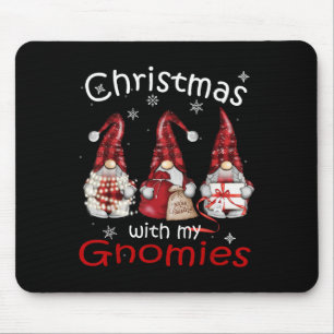 Gnome Family Christmas For Women Men - Buffalo Pla Mouse Pad