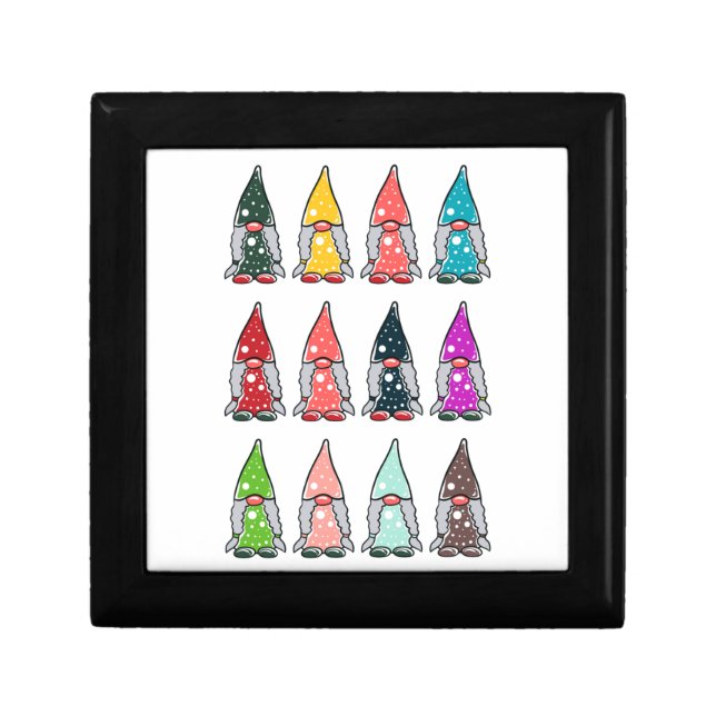 Gnome Family Christmas for Women Men Gnomies Xmas  Gift Box (Front)