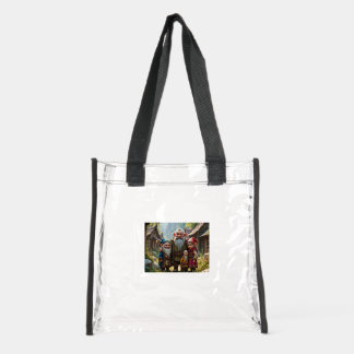 Gnome Family Stadium Tote Bag