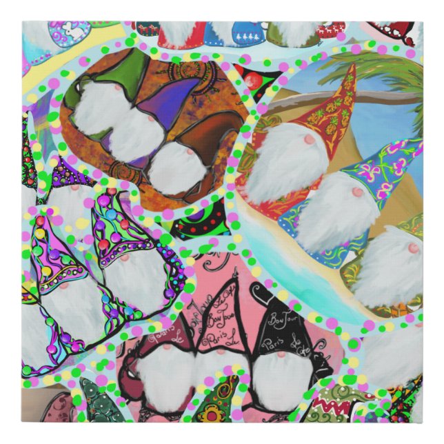 GNOME    FAUX CANVAS PRINT (Front)