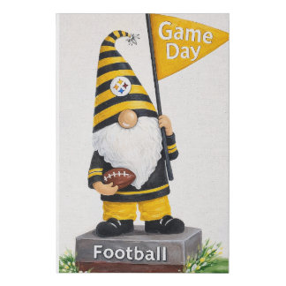 GNOME FOOTBALL FAN FAUX CANVAS PRINT