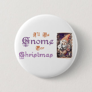 Gnome for Christmas Button