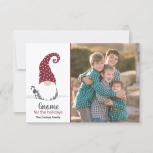 Gnome for the Holiday Scandinavian Tomte design Invitation