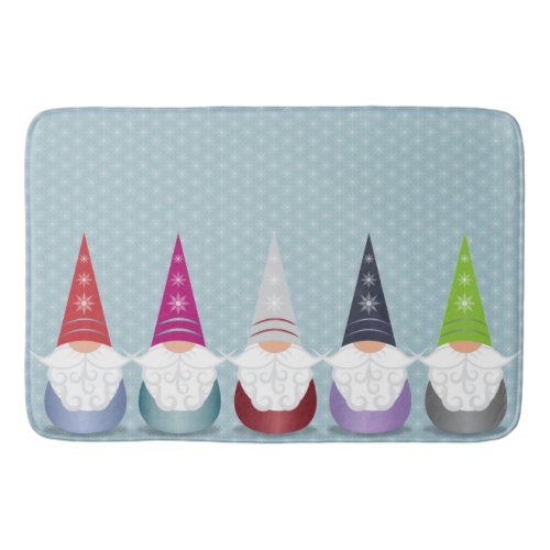 Gnome For The Holidays Bath Mat
