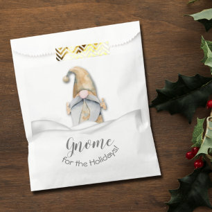 Gnome for the Holidays Christmas Favor Bag