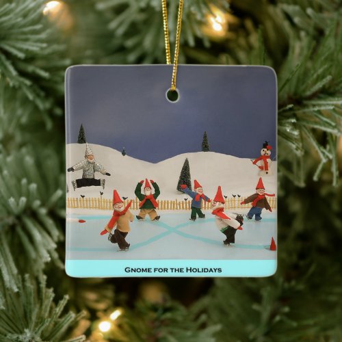 Gnome for the Holidays Christmas Ornament