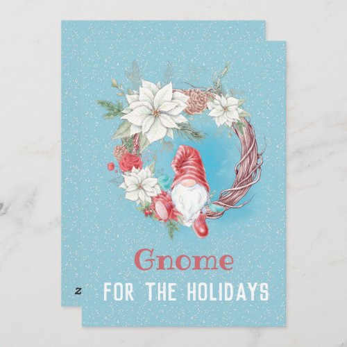 Gnome For the Holidays Holiday Card