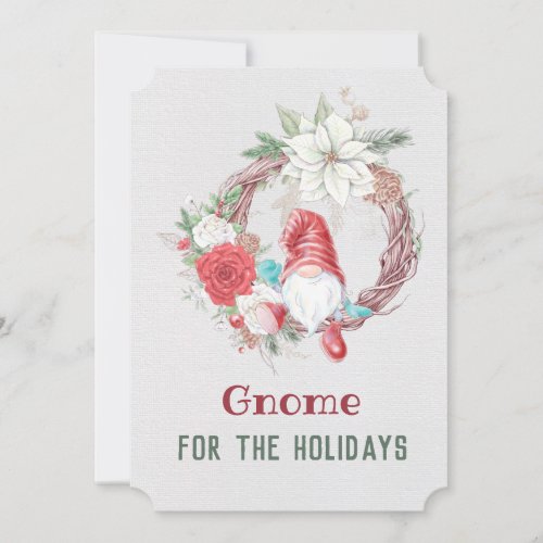 Gnome For the Holidays Holiday Card