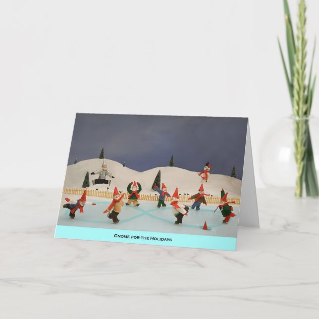 Gnome for the Holidays Holiday Card (Front)