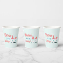 Gnome for the Holidays Holiday Paper Cups