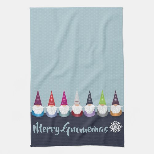 Gnome For The Holidays Kitchen Towel