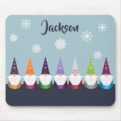 Gnome For The Holidays Mouse Pad
