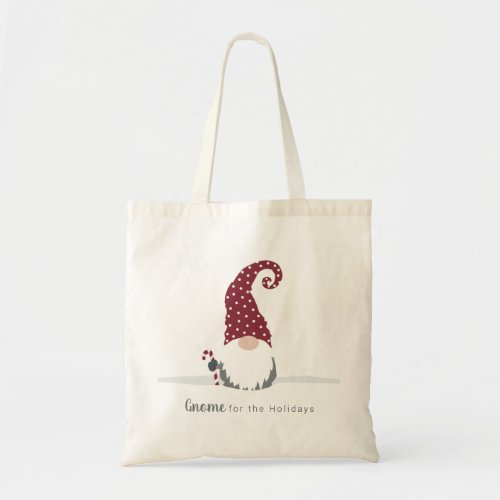 Gnome for the Holidays Scandinavian design Tote Bag