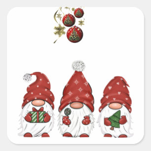 "Gnome for the Holidays" Stickers