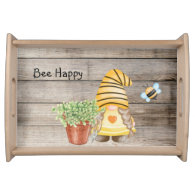 Gnome, Garden Gnome  Serving Tray